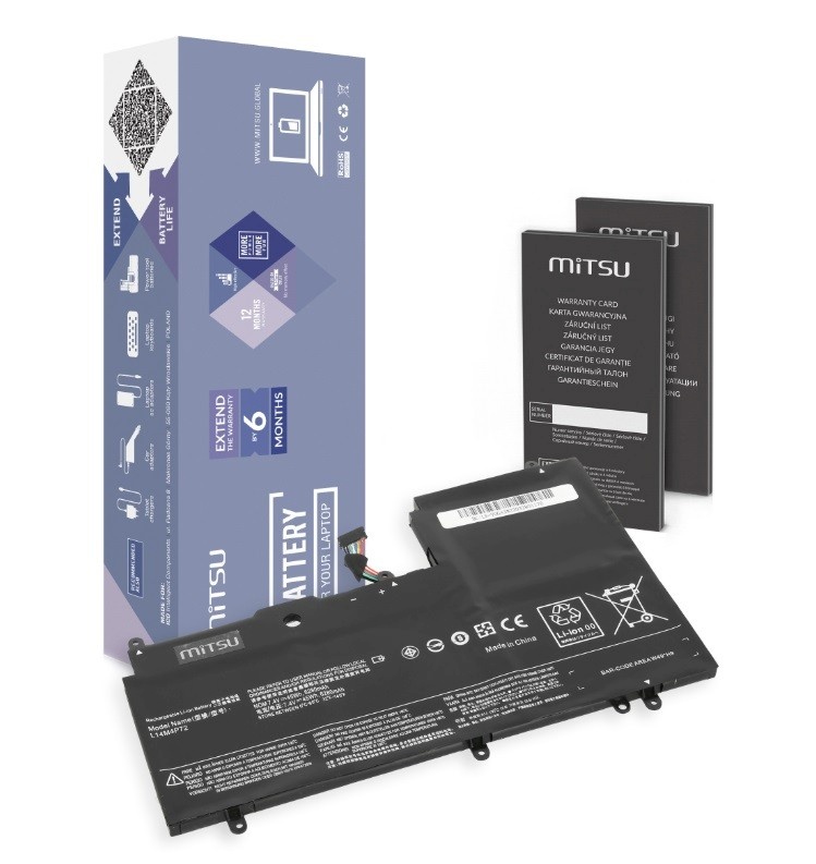 Mitsu sülearvuti aku MITSU LENOVO YOGA 700-14ISK 6280mAh 7.4V