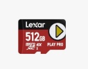 Lexar 512GB microSDXC Express PLAY Pro Express 7.1 UHS-I C10 U3 V30
