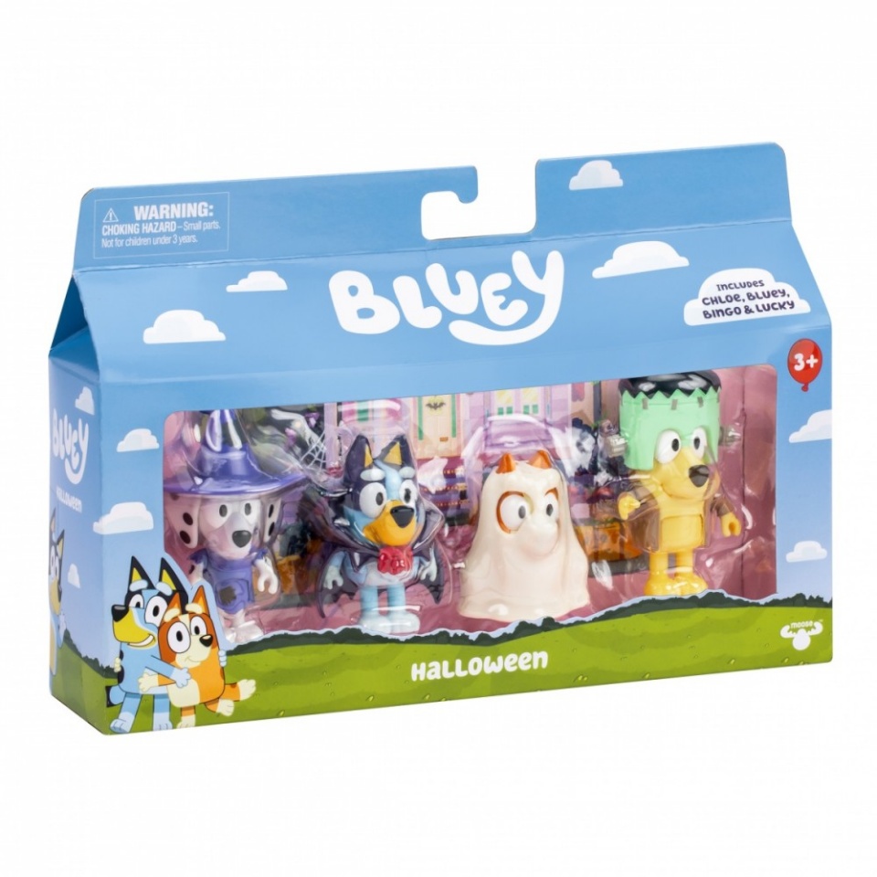 Tm Toys mängufiguur Bluey Bal przebierańców 4-pak