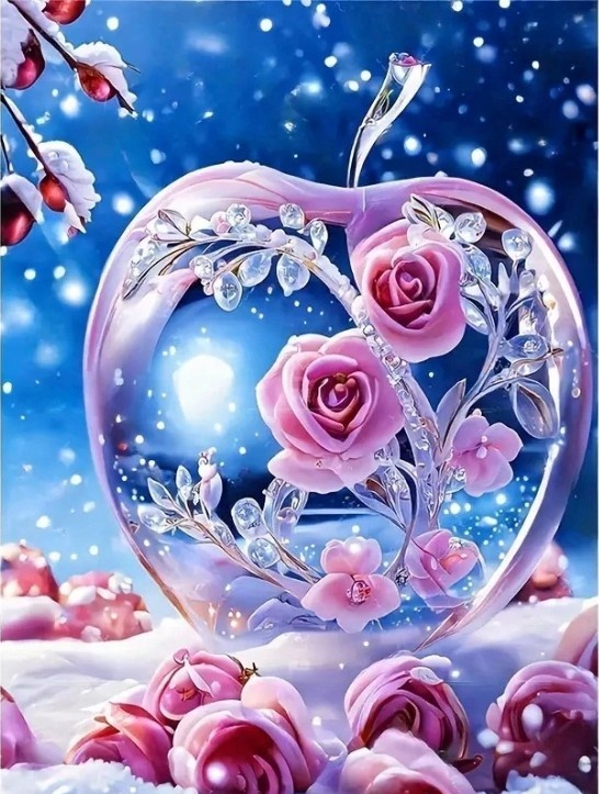 Norimpex Diamond Mosaic - Glass Apple