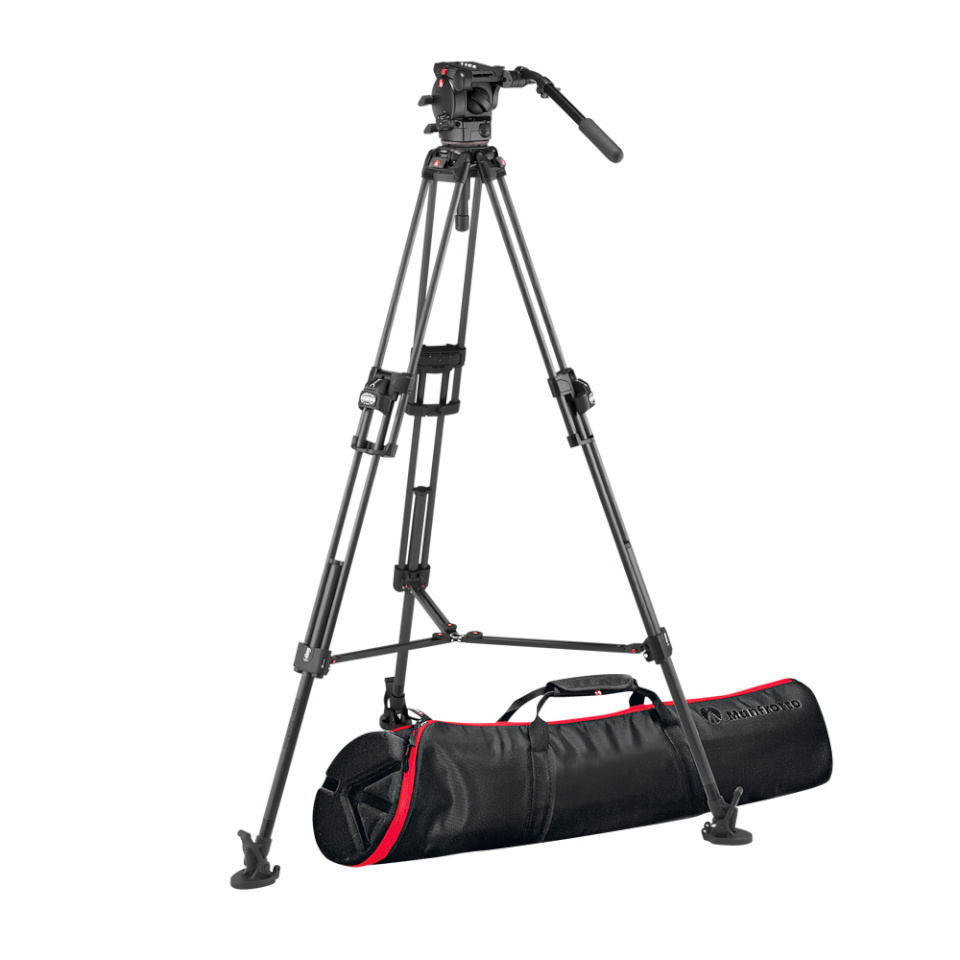 Manfrotto statiiv 645C Fast + 526, TWIN süsinikkiust statiiv videopeaga