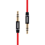 Remax audiokaabel Mini jack 3.5mm AUX cable Remax RL-L100 1m (punane)
