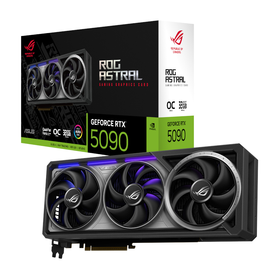 ASUS videokaart nVidia GeForce ROG Astral RTX5090-O32G-GAMING RTX 5090 32GB GDDR7