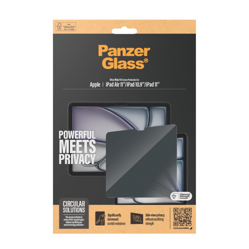 PanzerGlass kaitsekile Privacy Screen Protector iPad Air 11/iPad 10.9