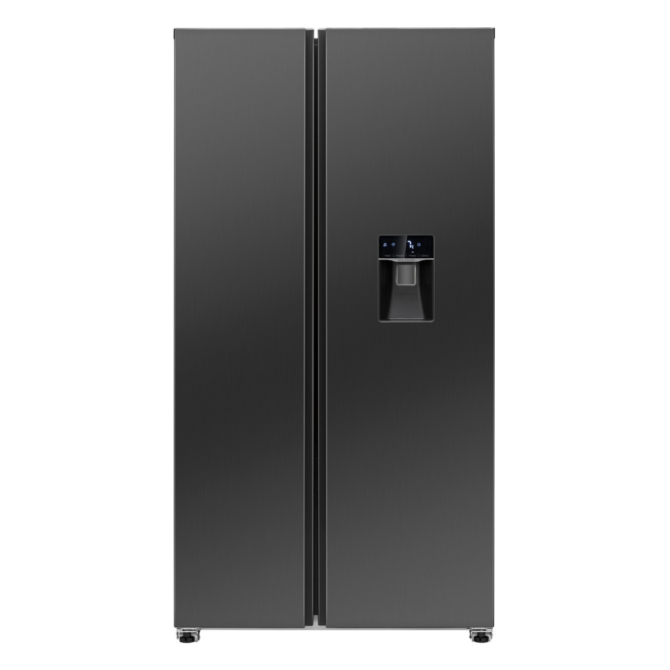 Bomann külmik Side-by-side SBS7367DIX, must inox