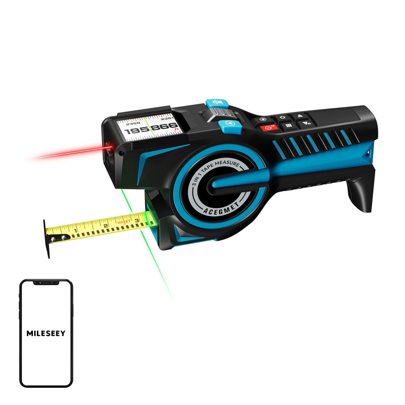 Mileseey DTX 10 Laser Distance Measurer with a 100-meter mõõdulint