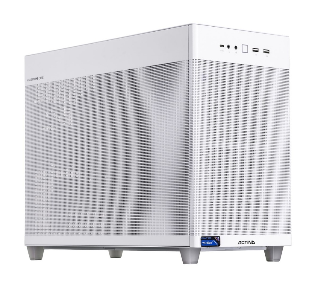 Actina 5901443430599 PC AMD Ryzen™ 7 8700F 32 GB DDR5-SDRAM 1 TB SSD AMD Radeon RX 9070 XT Mini Tower valge