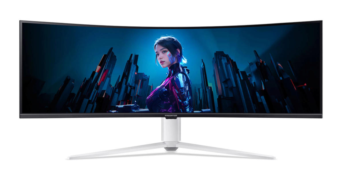 Acer Consumer monitor Predator Z57A 57.1" Curved 120Hz 7680x2160 (Speditionsversand)