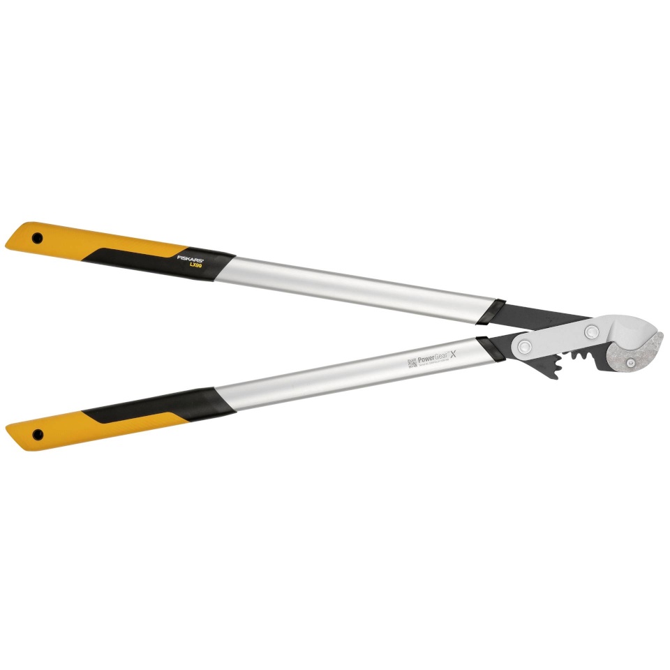 Fiskars oksakäärid LX99-L PowerGear Anvil Geared Lopper, must/oranž