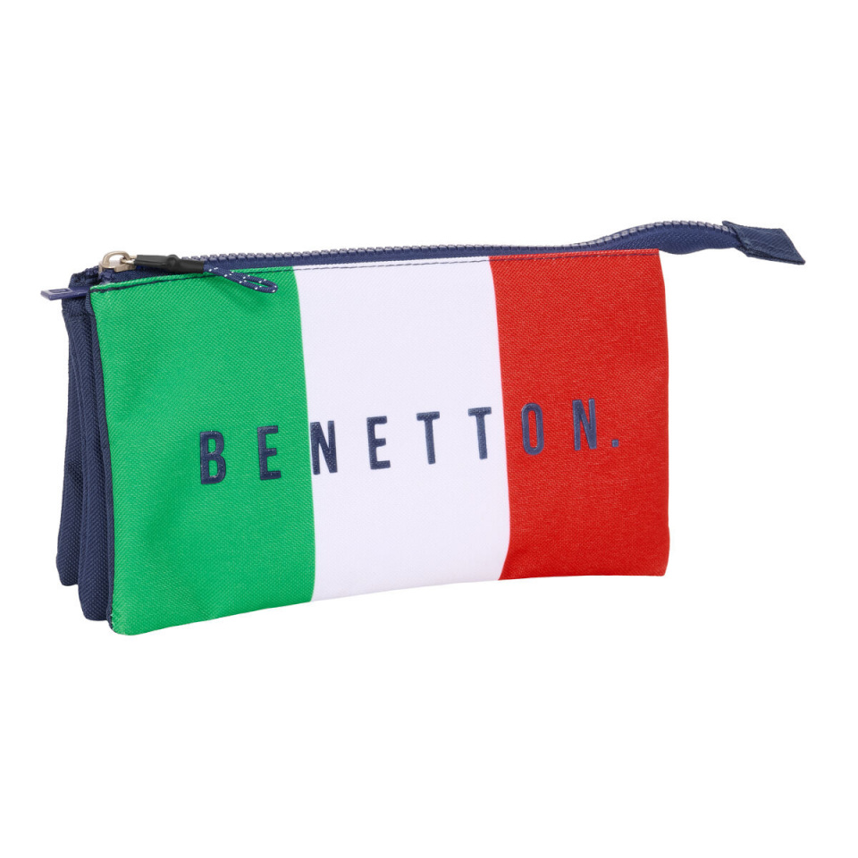 Benetton kolme sahtliga pinal Flag meresinine 22x12x3cm
