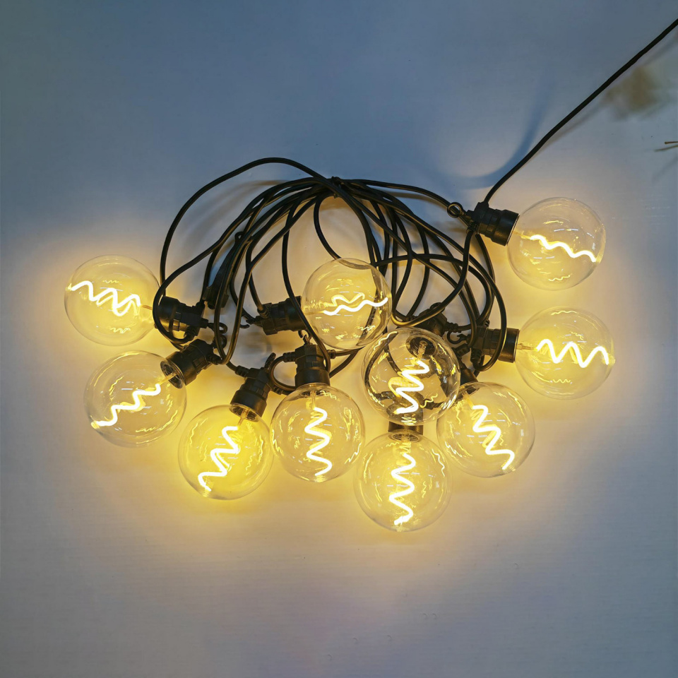 H4Y valguskett TWIST 10-LED pirni / 4,5m, soe valge valgus