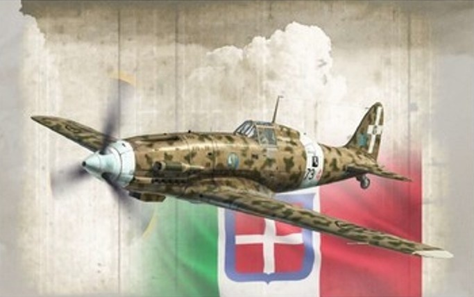 Italeri Plastic model MC.202 Folgore Aces 1/72