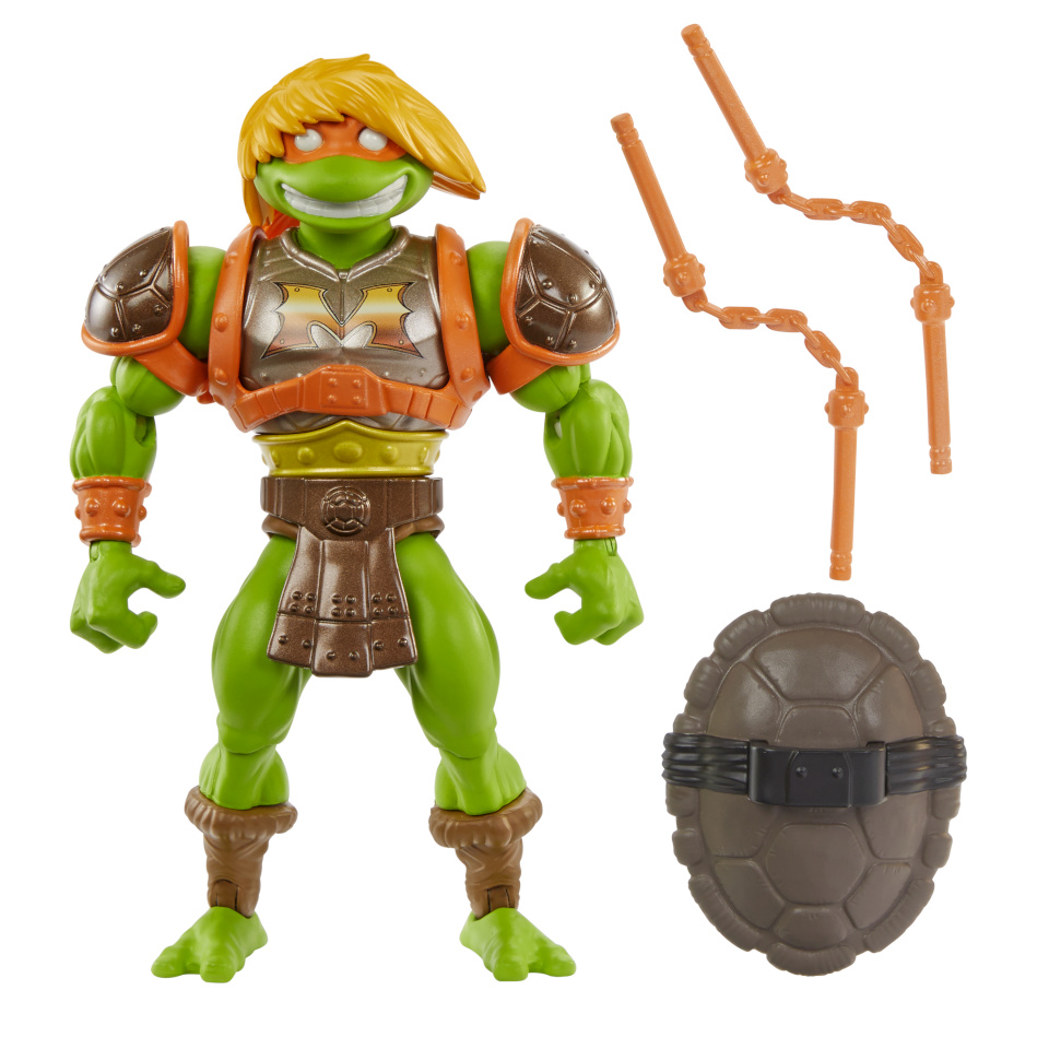 Mattel Masters of the Universe Origins Turtles of Grayskull Michelangelo