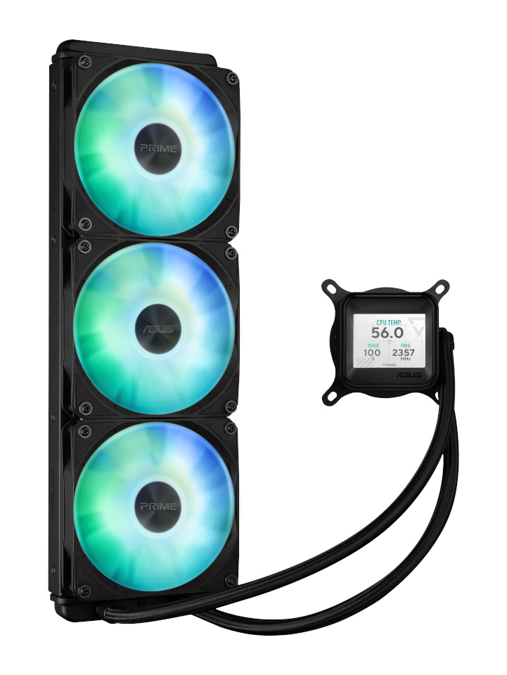 Asus PRIME LC 360 ARGB LCD vedelikjahutussüsteem