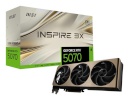 MSI videokaart GeForce RTX 5070 12G INSPIRE 3X OC (DLSS 4, 3x DisplayPort, 1x HDMI 2.1)