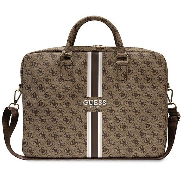 GUESS sülearvutikott Notebook bag 16 inches 4G Printed GUCB15P4RPSW pruun
