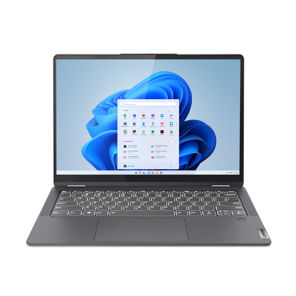 Lenovo sülearvuti 14" Flex 5 14ALC R7 5700U, 16GB, 512GB M.2 SSD, WUXGA, multi touch, P, W11 Software IT Keyboard IT Garantii 1a, reThink