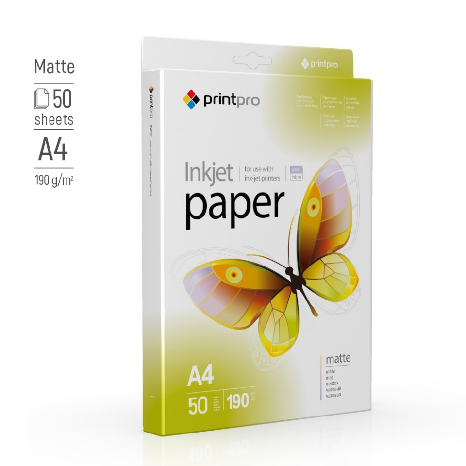ColorWay fotopaber Photo Paper, 50 sheets Matte 190 g/m² A4
