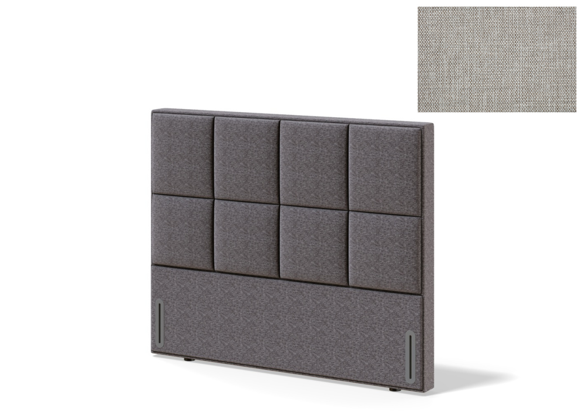 Sleepwell voodiots RED/BLACK KRONANG, 121x12x130cm, MANGO beež