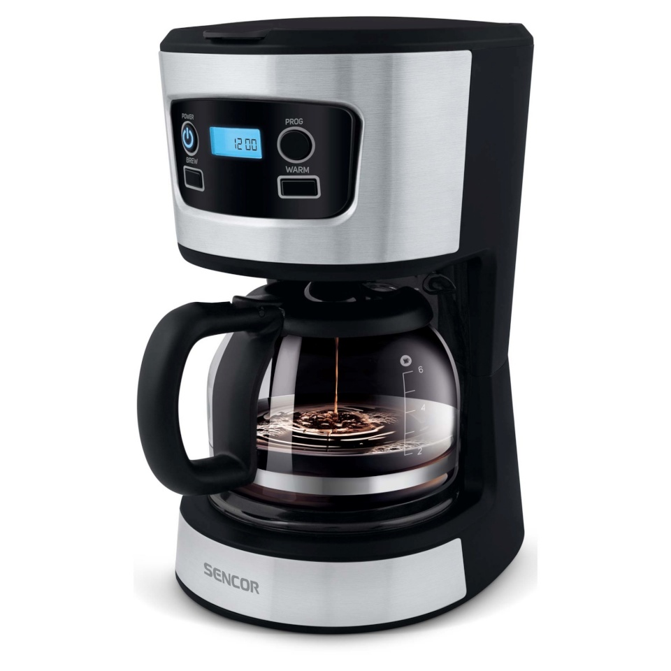 Sencor kohvimasin SCE3700BK Coffee Maker, must/hõbedane
