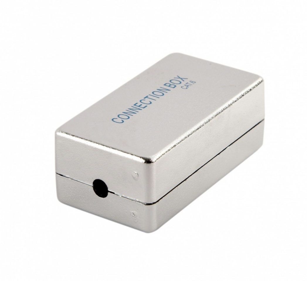 Gembird adapter Cat. 6 LAN coupler, LSA (Krone), shielded (hõbedane color)