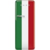 Smeg külmik FAB28RDIT6 50-ndate stiil, 153cm, 244/26 l, 35dB, mehaaniline juhtimine, Itaalia trikoloor