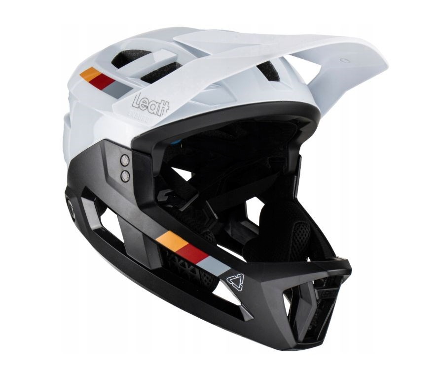 Leatt kiiver MTB Enduro 2.0 V23 Bike with Removable Chin Guard, Size L (59–63 cm), valge