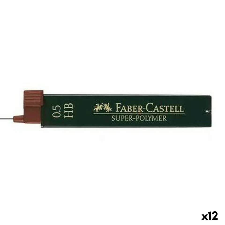 Faber-Castell pliiatsisüsi varuosa Super-Polymer HB 0.5 mm 12tk