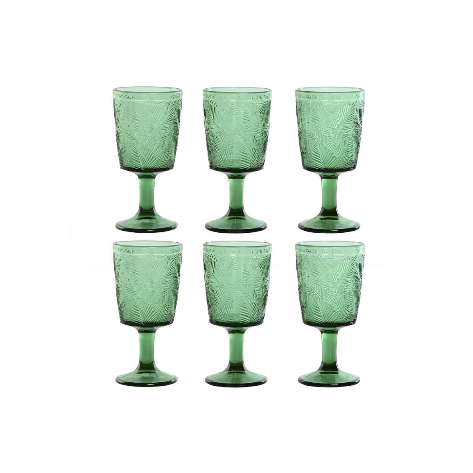 Home ESPRIT klaaside komplekt roheline Kristall 285ml (6tk)