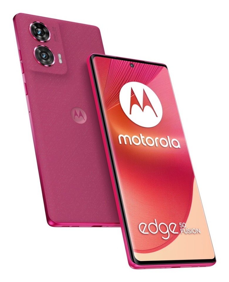 Motorola mobiiltelefon edge 50 Fusion 17cm 6.7" Dual SIM Android 14 5G USB Type-C 8GB 256GB 5000mAh roosa