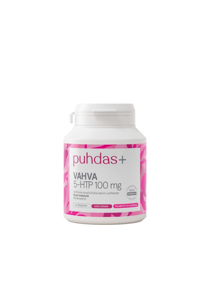 Pure+ toidulisand 5-HTP 100 mg, 60tk