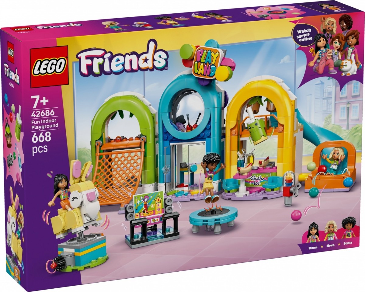 LEGO klotsid 42686 Friends Cooler Indoor-Spielplatz