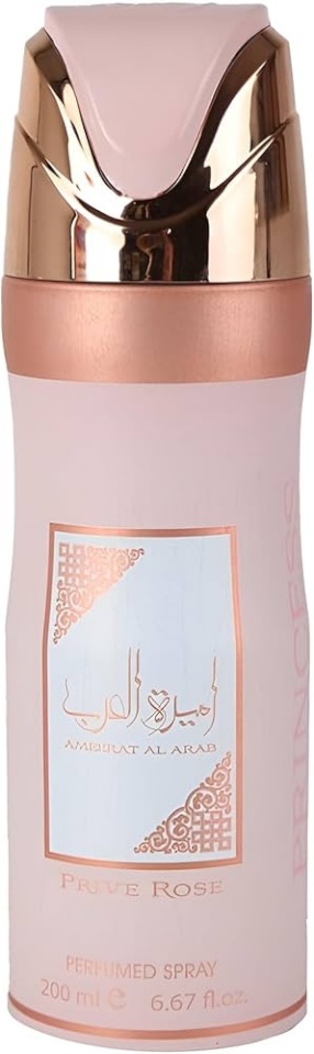 Lattafa deodorant Ameerat Al Arab Prive Rose 200ml, naistele