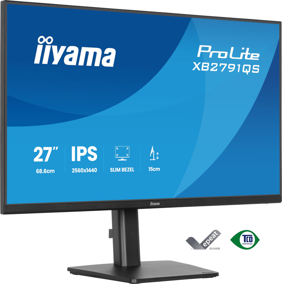 iiyama monitor 68.5cm (27") XB2791QS-B1 16:9 HDMI+DP IPS