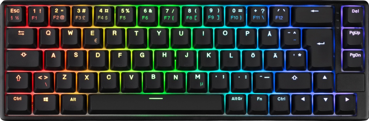 Blackstorm mänguklaviatuur Renegade HE RGB must