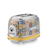 Ariete röster 155 Positano Toaster, valge/kollane