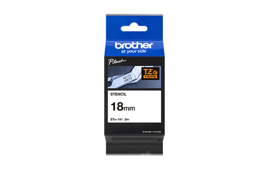 Brother etiketiprinteri etiketid Schablonenband STe-141