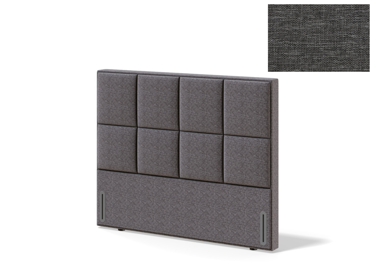 Sleepwell voodiots RED/BLACK KRONANG, 121x12x130cm, MANGO tumehall