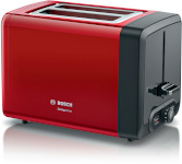Bosch röster TAT4P42 DesignLine Toaster, punane/must