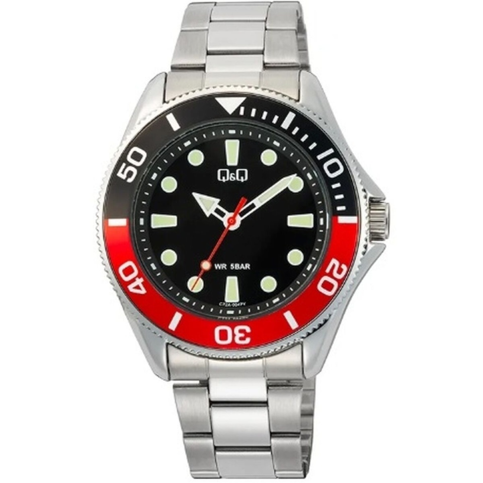 Q&Q meeste kell GENT DIVER BLACK & RED