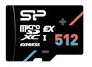 Silicon Power mälukaart microSDXC 512GB Express 7.1, PCIe Gen 3x1, NVMe, 880MB/s