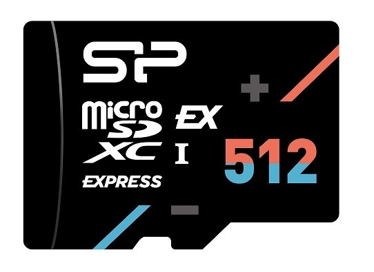Silicon Power mälukaart microSDXC 512GB Express 7.1, PCIe Gen 3x1, NVMe, 880MB/s
