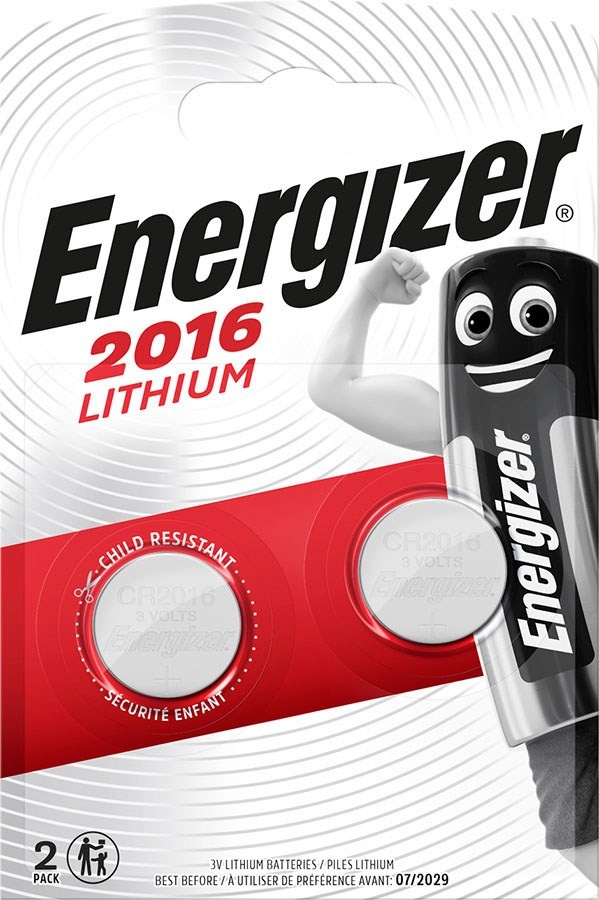 Energizer patarei SPECIALIZED BATTERIES CR2016 2tk