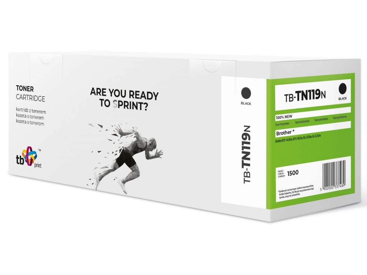 TB Print tooner for Brother HL-L1230w TN119 TB-TN119N BK 100% new