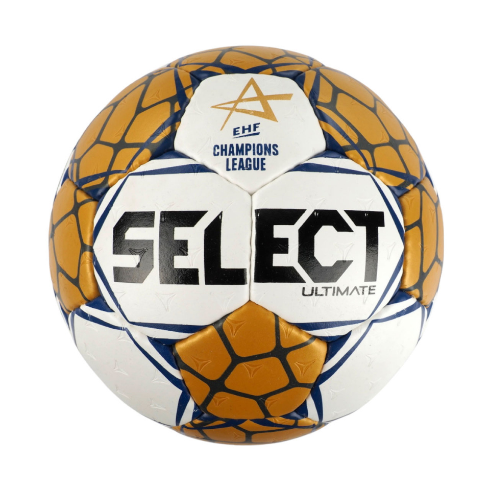 Select käsipall Ultimate Champions League Replic 3 2024 Men Official Ehf valge-kuldne 13194 3