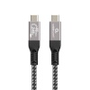 Cablexpert videokaabel CCBP-USB4-CMCM240-0.5M Premium USB4 Type-C charging and data cable, 40 Gbps, 240 W, 0.5 m |