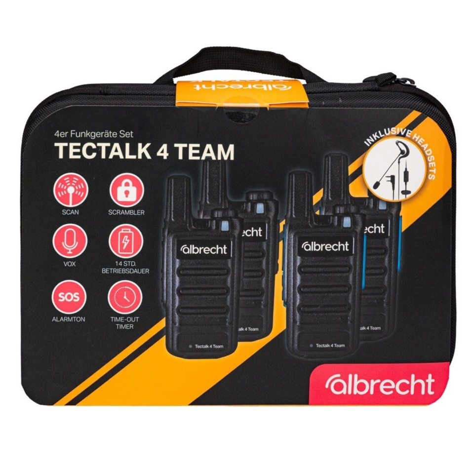 Albrecht Tectalk 4 Team 4er Kofferset