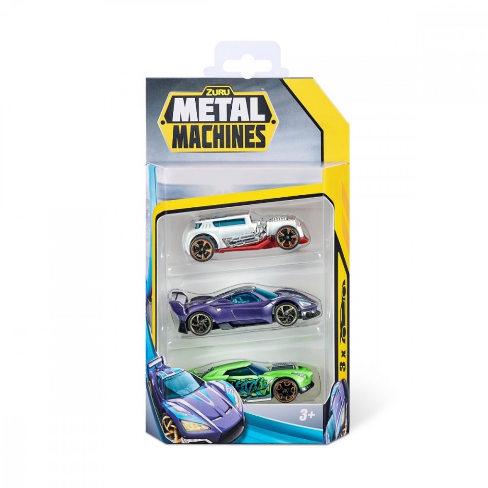 ZURU Metal Machines ZUR-6715 Vehicles 3-pack series 2