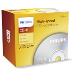 Philips toorikud 10tk CD-R 80Min 700MB 52x JC