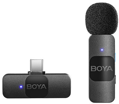Boya juhtmevaba mikrofon BY-V10 USB-C V2